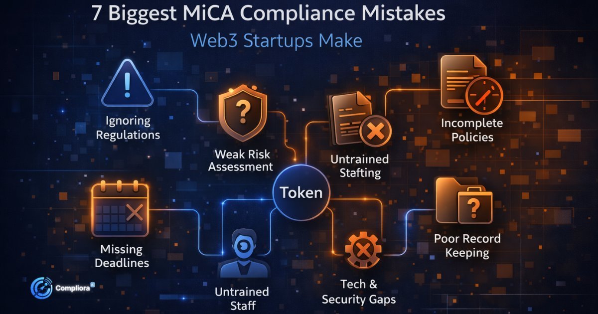 7 Biggest MiCA Compliance Mistakes Web3 Startups Make